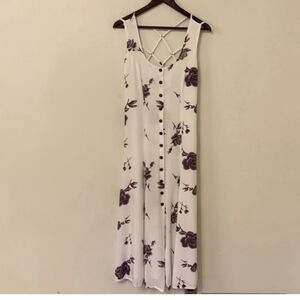 Venus Floral Maxi Dress / Size 8